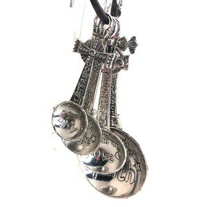 Ganz "And a Dash of" Measuring Spoon Set, Faith, Hope, Joy and Love